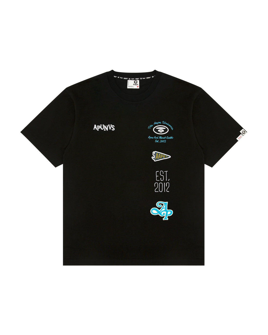 AAPEUNVS multi-logo tee
