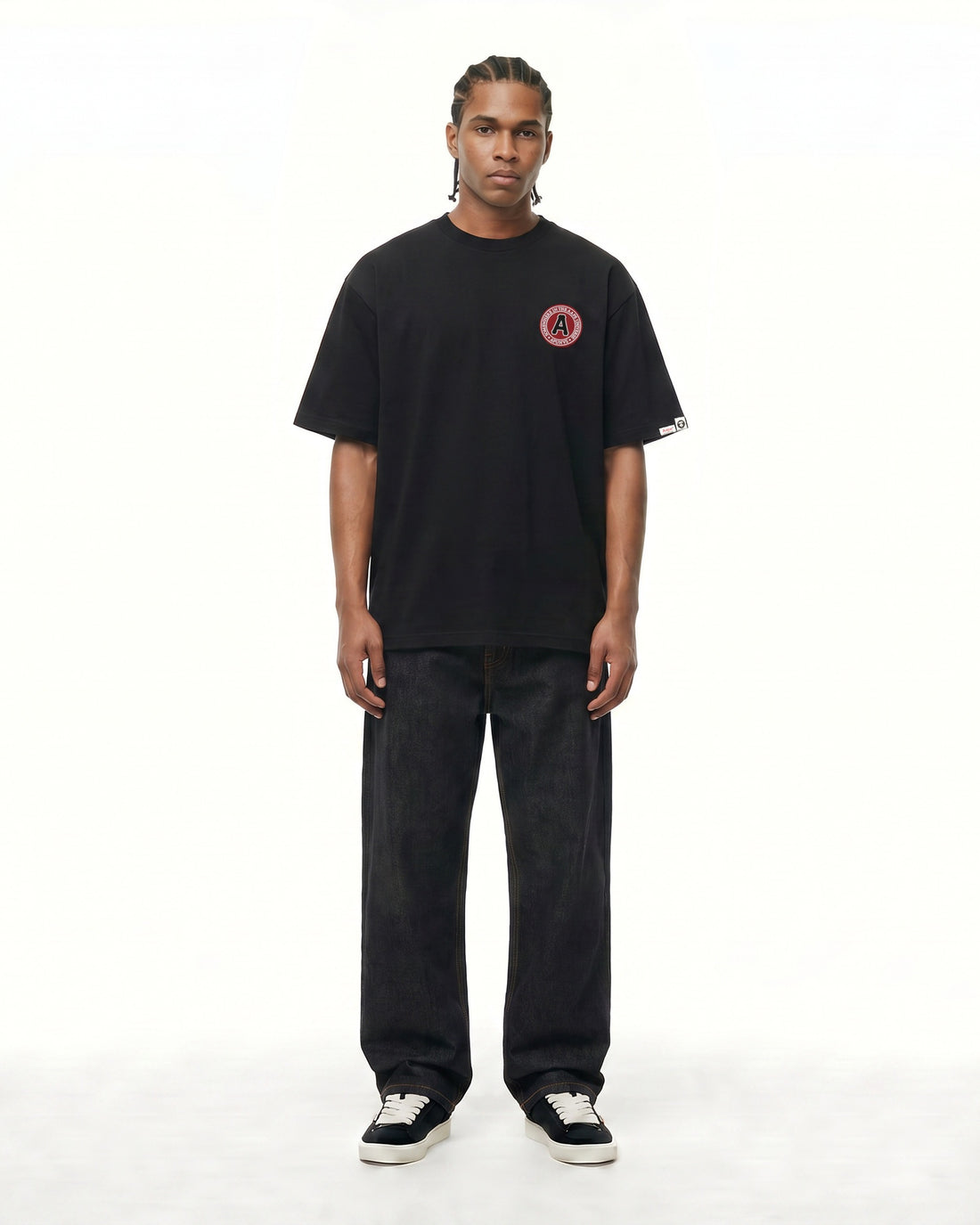AAPEUNVS moonface graphic tee
