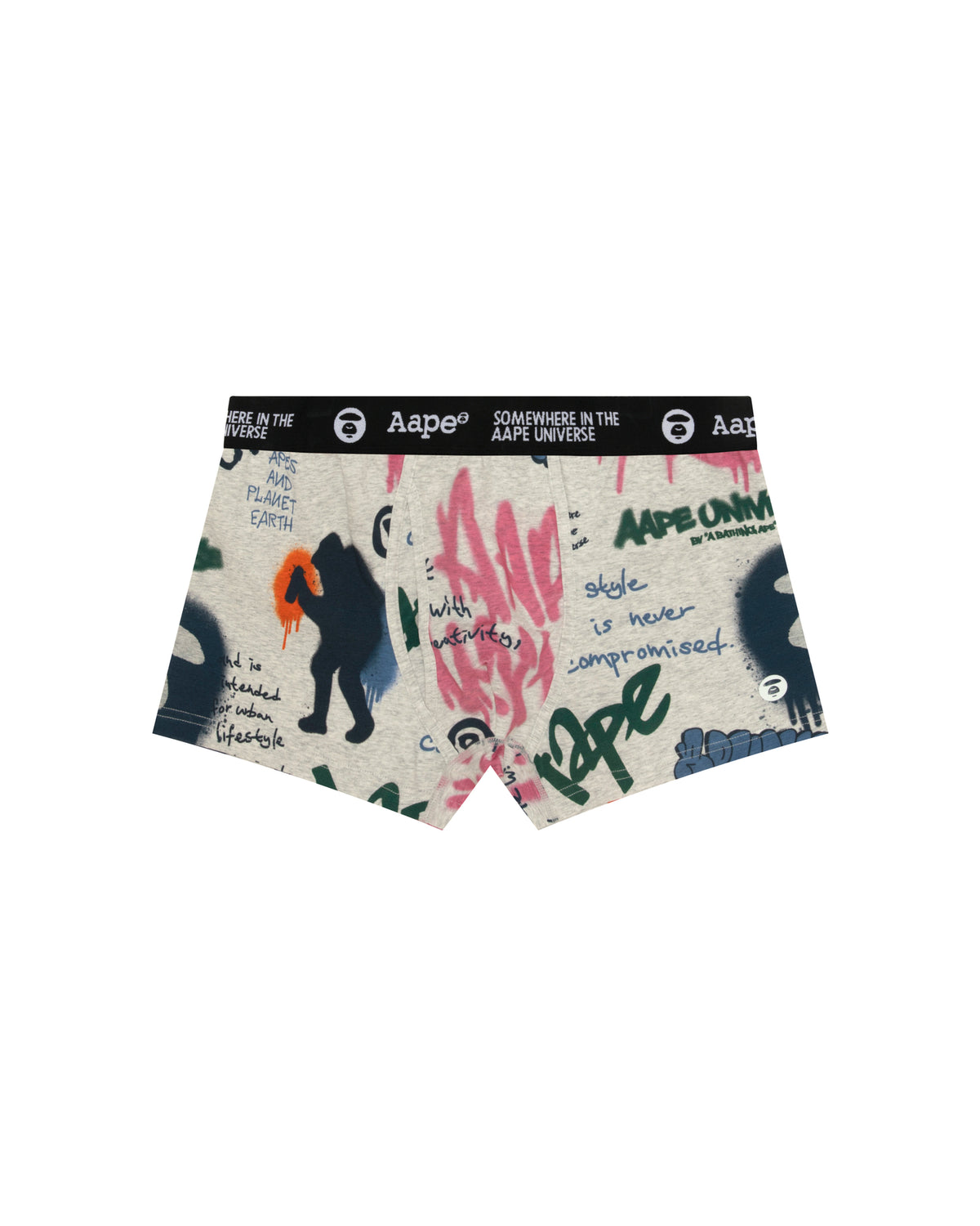 Graffiti print boxer shorts