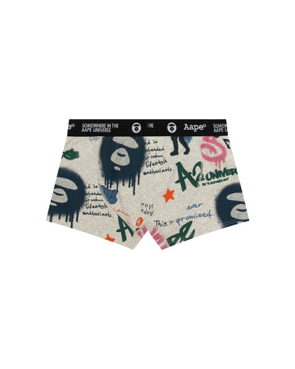 Graffiti print boxer shorts
