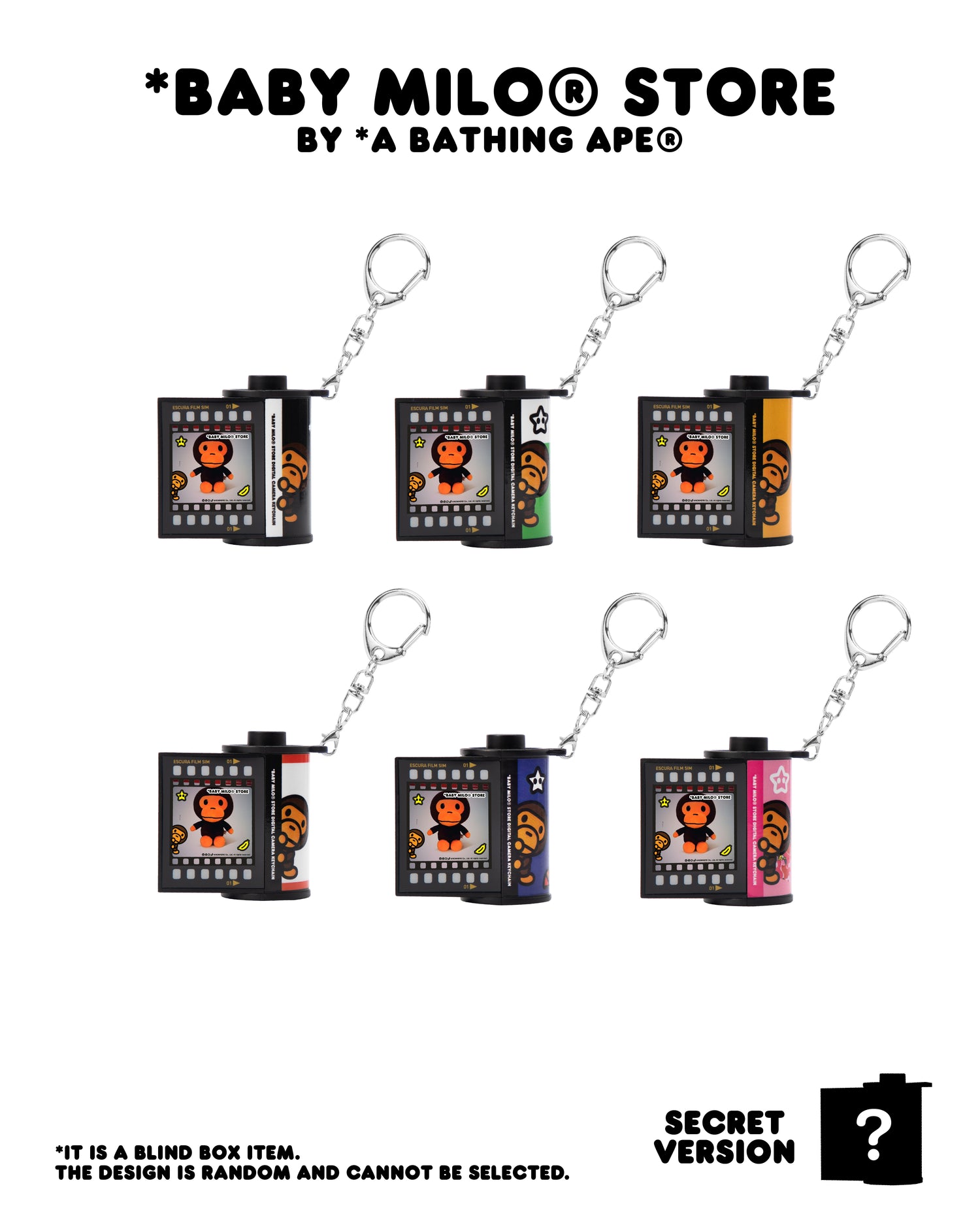 Baby Milo digital camera keychain (Full Box)