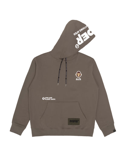 AAPER Moonface fleece hoodie