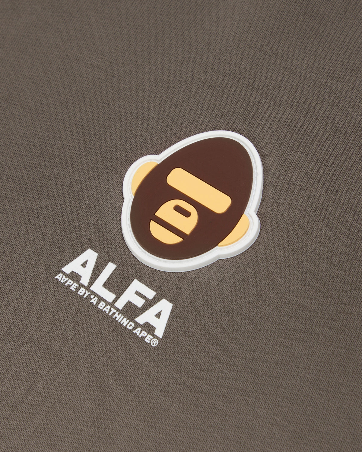 AAPER Moonface fleece hoodie