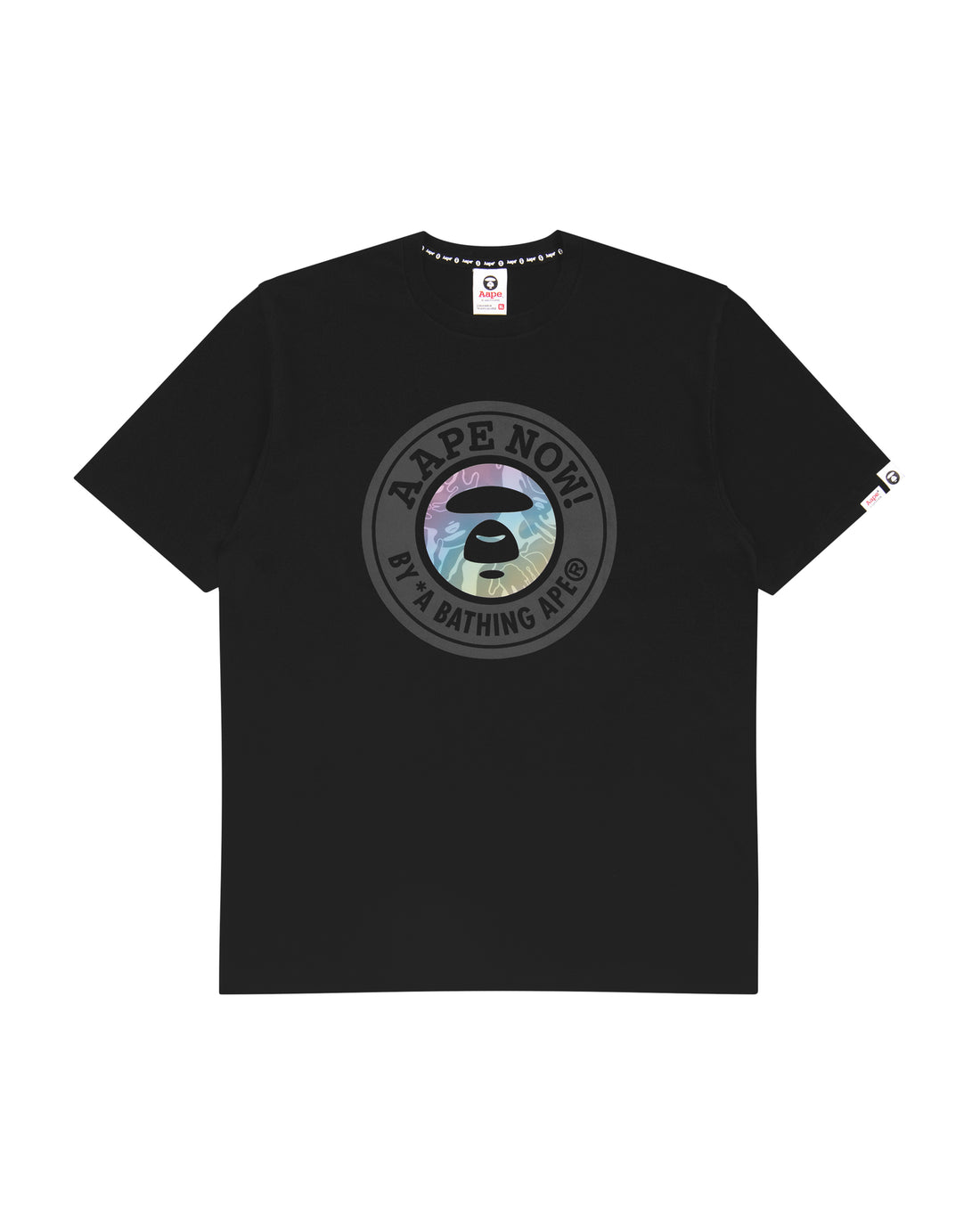 Moonface camo logo tee