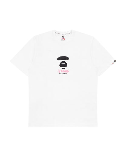 Moonface drip graphic tee