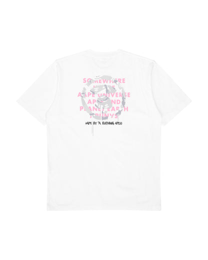 Moonface drip graphic tee