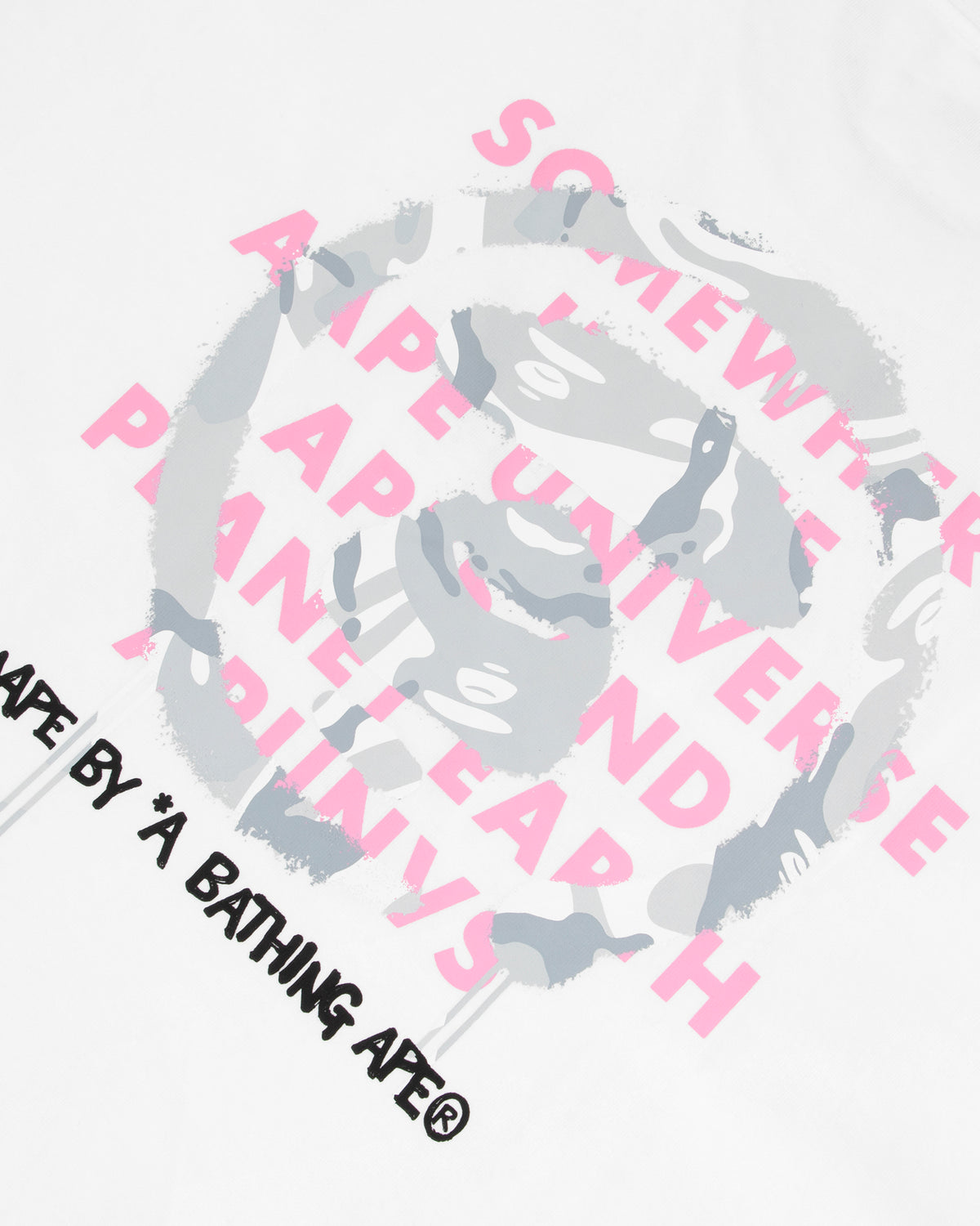 Moonface drip graphic tee