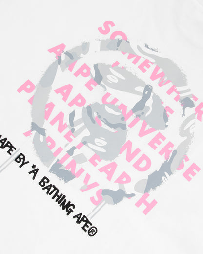Moonface drip graphic tee